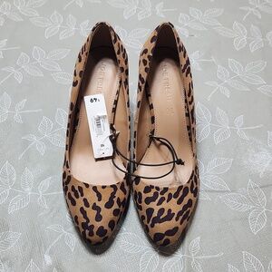 Joe Fresh Leooard  Print Heels